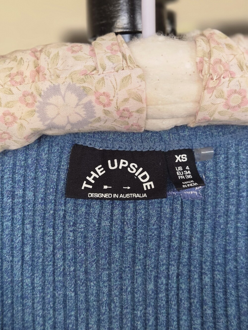 The Upside Blue Rib Knit Tank - Picture 4 of 5